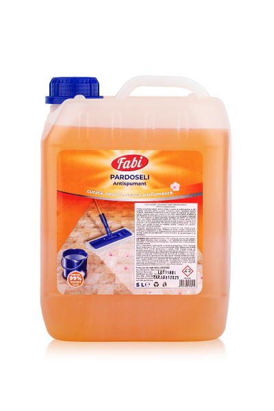 FABI Detergentul Dezinfectant Antispumant pentru Pardoseli Portocaliu